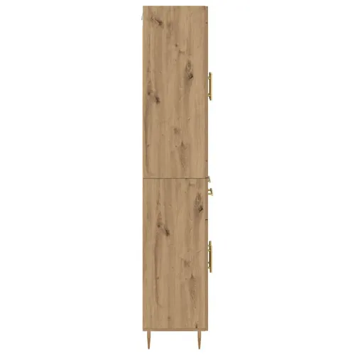 Kuhinjski ormarić 2 kom. Umjetnički hrast 69,5 x 34 x 180 cm - hrast artisan 2 vrata 2 ladice Cijena