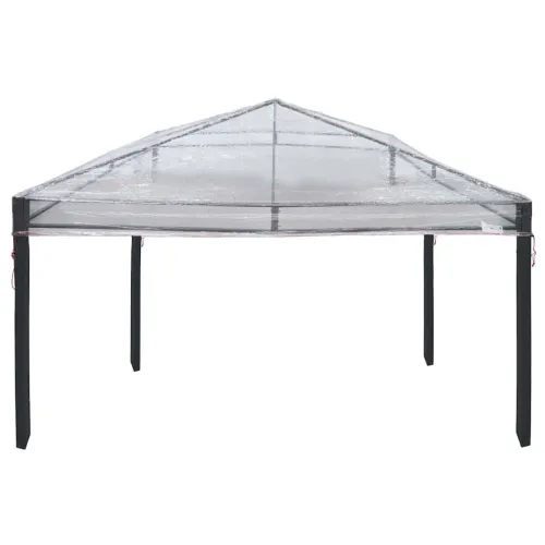 Zamjena nadstrešnice 300 x 300 x 26 cm *Transparent*an PVC - 3 x 3 m Dvojak krov Cijena