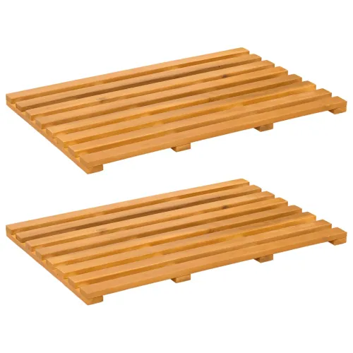 Prostirka za kupanje 2 kom. Prirodna 56 x 37 cm - 56 x 37 cm Cijena