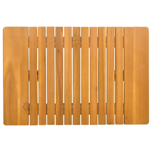 Prostirka za kupanje Prirodna 59 x 40 cm Čvrsto drvo akacije - 59 x 40 cm Cijena