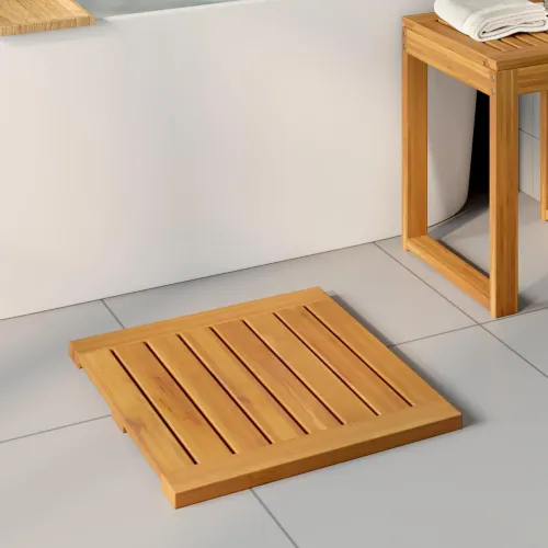 Prostirka za kupanje 2 kom. Prirodna 50 x 50 cm - 50 x 50 cm Cijena