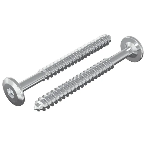Drvene vijake 2 kom. Srebrna M6 x 70 mm Čelik - 15 mm 2 kom Cijena