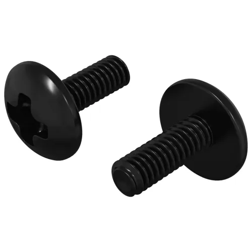 Vijci s rukavcem 2 kom. Crna M4 x 10 mm Čelik - 2 kom Cijena