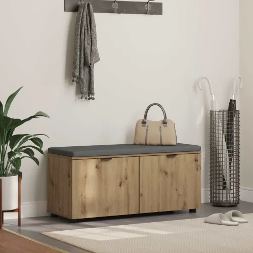 Klupa za hodnik Zanatski Hrast 100 x 38 x 46 cm - Zanatski hrast 100 cm Cijena