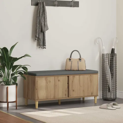 Klupa za hodnik Zanatski Hrast 100 x 38 x 46 cm - Zanatski hrast 100 cm Cijena