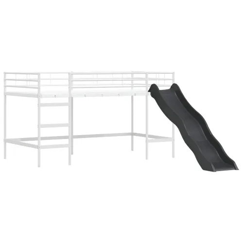Krevet na kat za djecu Bijela i ružičasta 80 x 200 cm Metal - Bijela i ružičasta 80 x 200 cm Cijena