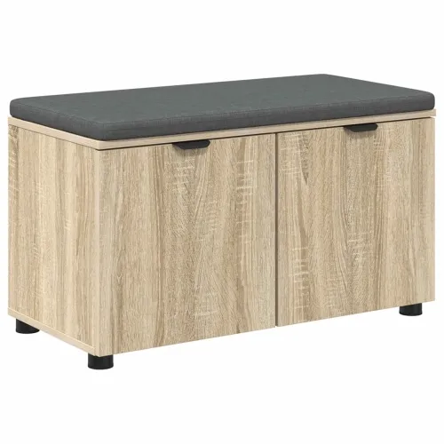 Klupa za hodnik s jastukom Sonoma hrast 80 x 38 x 46 cm - sonoma hrast 80 cm Cijena