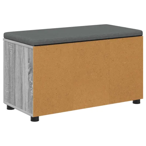 Klupa za hodnik s jastukom Sivi Sonoma 80 x 38 x 46 cm - Sivi Sonoma 80 cm Cijena