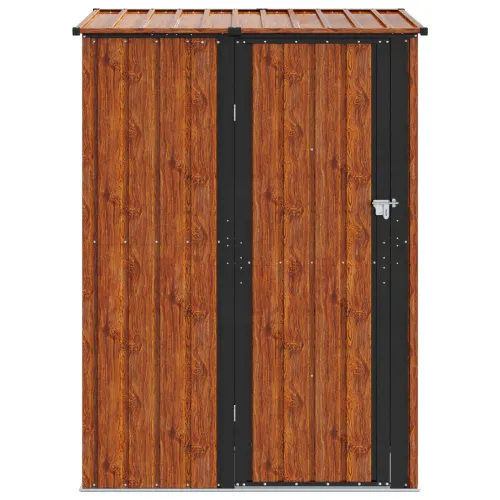 Vrtne šupe Smeđa 140,5 x 74 x 200 cm Metal - Smeđa 140 x 71 x 200 cm Cijena