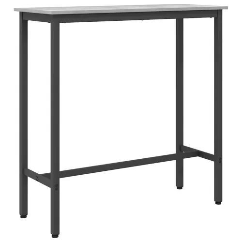 stol Siva Sonoma 100 x 40 x 100,5 cm Inženjerska drva i čelik - Sivi hrast sonoma 100 x 40 x 100,5 cm Cijena