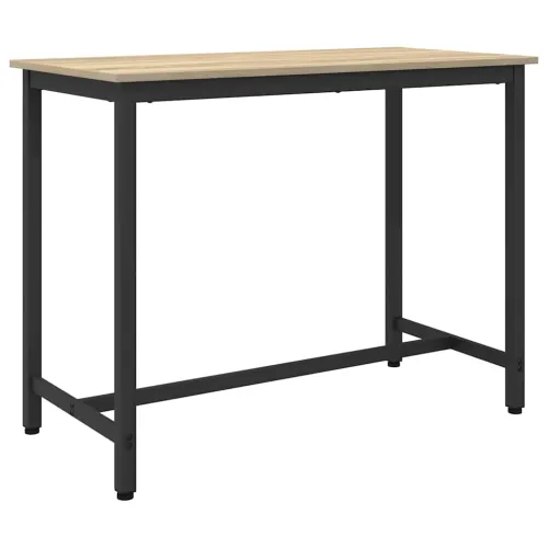 stol Sonoma hrast 100 x 50 x 76,5 cm Inženjerska drva i čelik - sonoma hrast Cijena