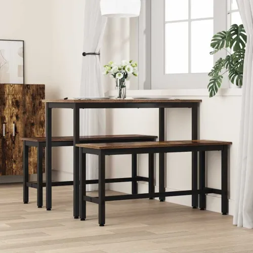 Klupa za blagovanje 2 kom. 100 x 32,5 x 48,5 cm - Dimljeni hrast 2 Cijena