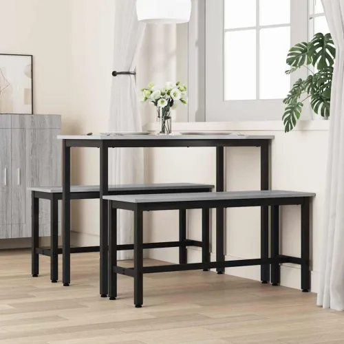 Klupa za blagovanje Siva Sonoma 100 x 32,5 x 48,5 cm - Sivi hrast sonoma 1 Cijena
