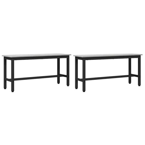 Klupa za blagovanje 100 x 32,5 x 48,5 cm 2 kom. - Sivi hrast sonoma 2 Cijena