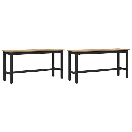 Klupa za blagovanje 100 x 32,5 x 48,5 cm 2 kom. - hrast artisan 2 Cijena