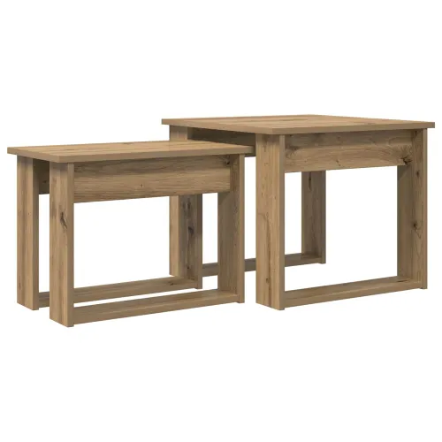 Set stolića za kavu 2 kom. Umjetnički hrast 50 x 52 x 42 cm - hrast artisan Cijena