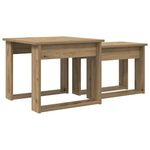 Set stolića za kavu 2 kom. Umjetnički hrast 50 x 52 x 42 cm - hrast artisan Cijena