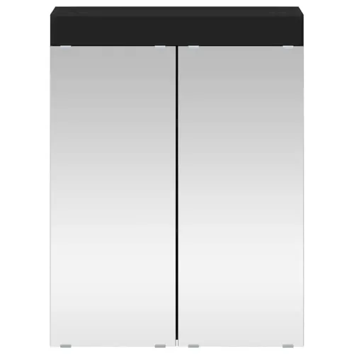 Kupaonski ormar s ogledalom TULUM Crna 60 x 16,5 x 78 cm - Crna Ogledalo Cijena