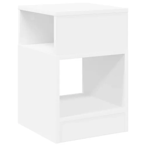 Konačna Stolić Bijelo 30,5 x 30 x 45 cm Konstruirano drvo - Bijelo 30,5 x 30 x 45 cm 1 Cijena