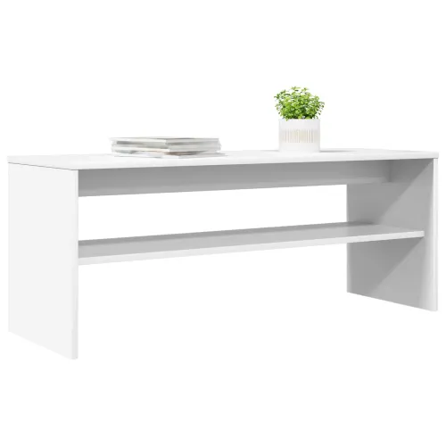 TV ormar 100 x 35 x 40 cm Bijelo Konstruirano drvo - Bijelo 100 x 35 x 40 cm Cijena