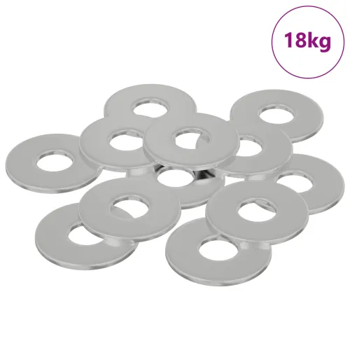 Podlošci 33962 kom. Srebrno Željezo - M6 x 12 mm 18 kg (približno 33962 kom) Cijena