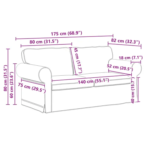 Set sofe 2 kom. Tamno siva tkanina - Tamno siva 1 sjedalo +2 sjedala (140 cm) Cijena