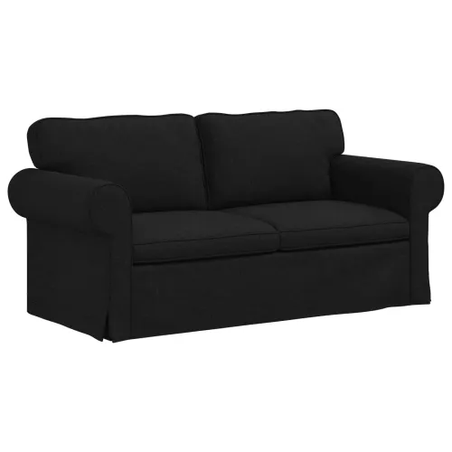 Set sofe 2 kom. Crna tkanina - Crna 1 sjedalo +2 sjedala (140 cm) Cijena