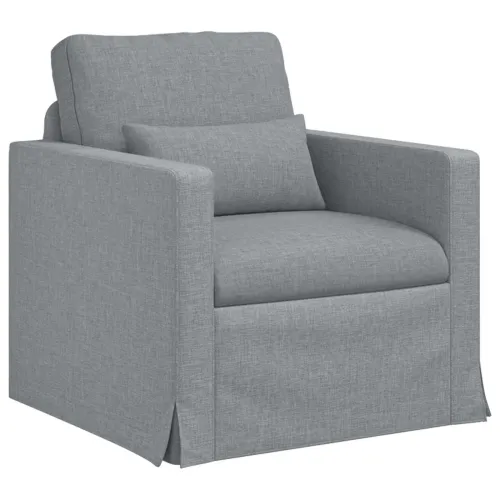Set sofe 2 kom. Svijetlo siva tkanina - Svjetlosiva 1 sjedalo +2 sjedala (140 cm) Cijena