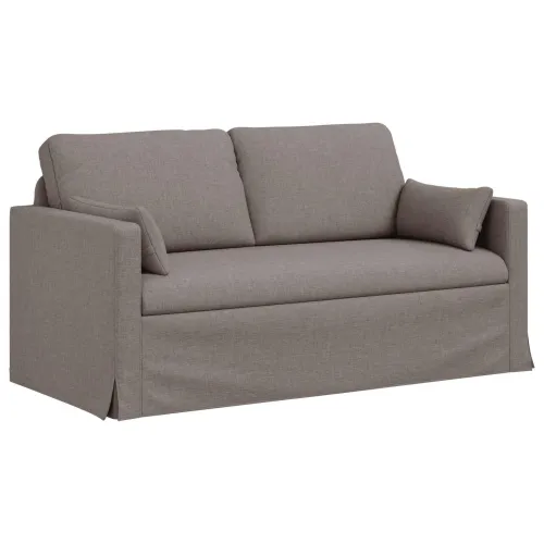 Set sofe 2 kom. Sivo-smeđa tkanina - Sivo-smeđa 1 sjedalo +2 sjedala (140 cm) Cijena