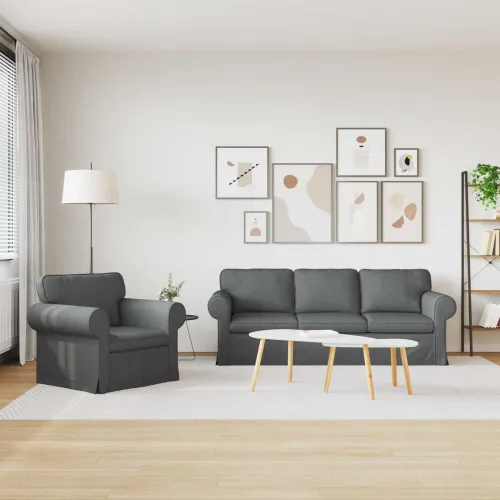Set sofe 2 kom. Tamno siva tkanina - Tamno siva 1 sjedalo +3 sjedala (180 cm) Cijena