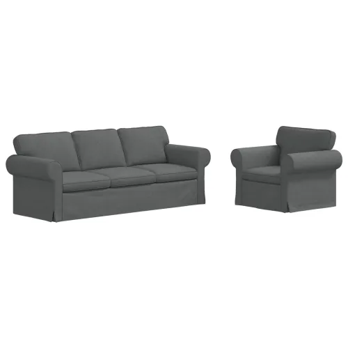Set sofe 2 kom. Tamno siva tkanina - Tamno siva 1 sjedalo +3 sjedala (180 cm) Cijena