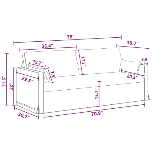 Set sofe 2 kom. Tamno siva tkanina - Tamno siva 1 sjedalo +3 sjedala (180 cm) Cijena
