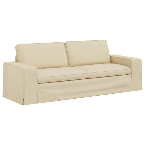 Set sofe 2 kom. Krema tkanina - Krema 1 sjedalo +3 sjedala (180 cm) Cijena