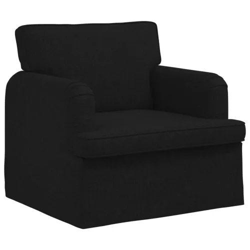 Set sofe 2 kom. Crna tkanina - Crna 1 sjedalo +3 sjedala (180 cm) Cijena