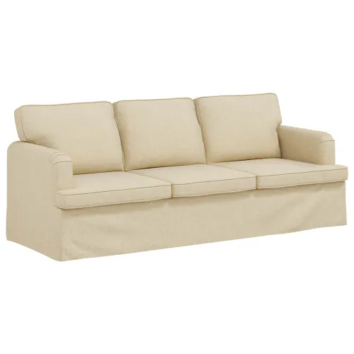 Set sofe 2 kom. Krema tkanina - Krema 1 sjedalo +3 sjedala (180 cm) Cijena