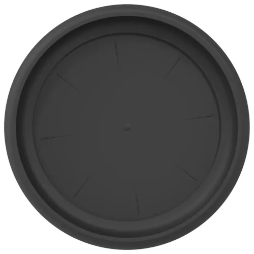 Kružni Pladanj za Cvijeće 6 kom. Crna Ø 19 x 2 cm Plastika - Crna Ø 19 x 2 cm 6 Cijena