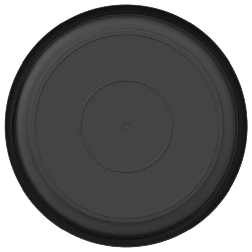 Kružni Pladanj za Cvijeće 6 kom. Crna Ø 19 x 2 cm Plastika - Crna Ø 19 x 2 cm 6 Cijena