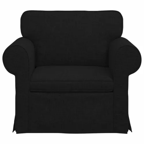 Sofa Crna 95 x 82 x 80 cm tkanina - Crna 60 cm Cijena