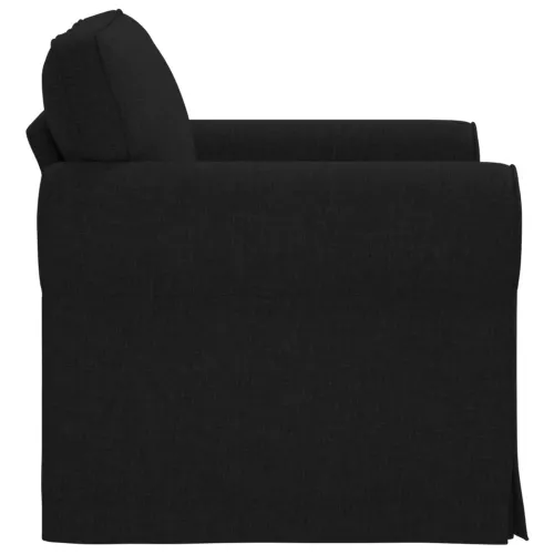 Sofa Crna 95 x 82 x 80 cm tkanina - Crna 60 cm Cijena