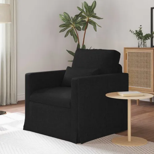 Sofa Crna 78 x 78 x 80 cm tkanina - Crna 60 cm Cijena