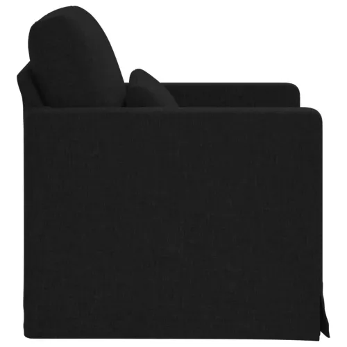 Sofa Crna 78 x 78 x 80 cm tkanina - Crna 60 cm Cijena