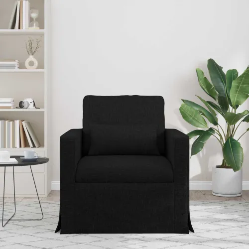 Sofa Crna 78 x 78 x 80 cm tkanina - Crna 60 cm Cijena