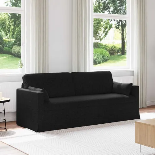 Sofa Crna 198 x 78 x 80 cm tkanina - Crna 180 cm Cijena