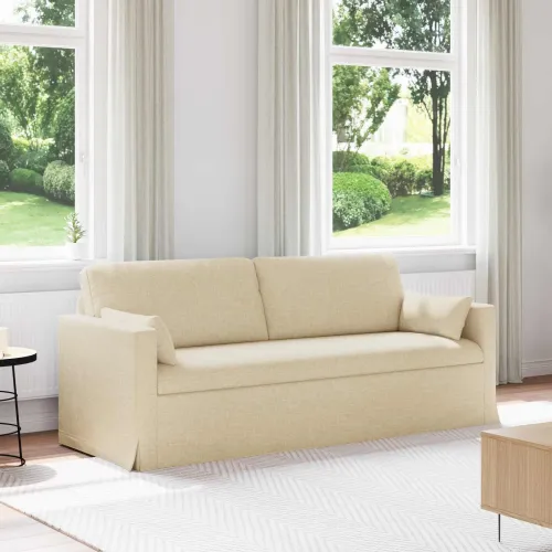 Sofa Krema 198 x 78 x 80 cm tkanina - Krema 180 cm Cijena