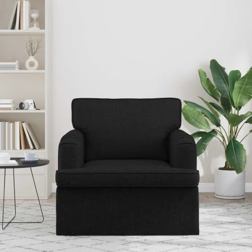 Sofa Crna 84 x 80 x 85 cm tkanina - Crna 60 cm Cijena
