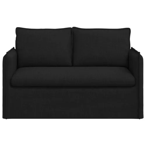 Sofa Crna 136 x 82 x 85 cm tkanina - Crna 120 cm Cijena
