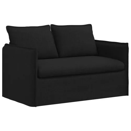Sofa Crna 136 x 82 x 85 cm tkanina - Crna 120 cm Cijena