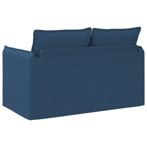 Sofa Plava 136 x 82 x 85 cm tkanina - Plava 120 cm Cijena