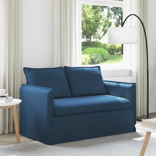 Sofa Plava 136 x 82 x 85 cm tkanina - Plava 120 cm Cijena