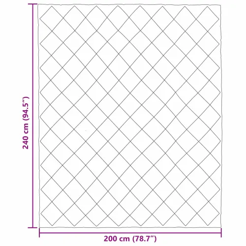 Zimska pokrivača 200 x 240 cm 450 gsm Antracit - Antracit 200 x 240 cm Cijena